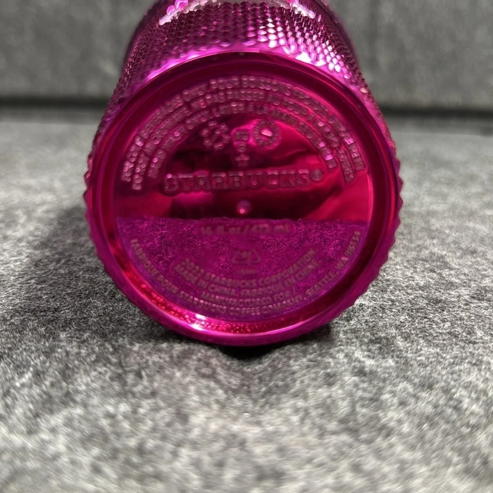 Starbucks Fuchsia Studded Tumbler - Picture 2 of 3